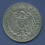 Deutsches Reich 25 Pfennig 1909 D, Kursmünze Nickel, J 18, fast vz (m3774)