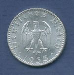 Deutsches Reich 50 Reichspfennig 1935 A, Kursmünze Aluminium, J 368 vz+ (m3842)