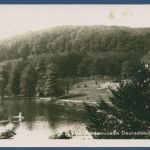Saarbrücken Deutschmühlenweiher, gelaufen 1933 (AK4543)