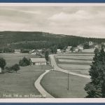 Warmensteinach Fleckl Fichtelgebirge mit Ochsenkopf, gelaufen 1942 (AK4560)
