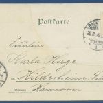 Baden-Baden Gruß vom Blumencorso, gelaufen 1898 Marke fehlt (AK4541)