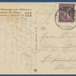 Hotel Silberborn bei Bad Harzburg, gelaufen 1922 (AK4580)