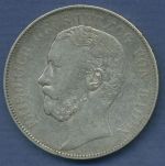 Baden Vereinstaler 1869, Großherzog Friedrich, J 85 s-ss (m3878)