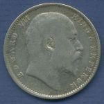 Indien 1 Rupee 1905, König Edward VII., KM 508 ss (m3905)
