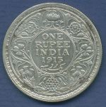 Indien 1 Rupee 1913, König Georg V., KM 524 fast vz (m3903)