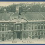 Lüttich Justizpalast, gelaufen 1917 als Feldpost (AK4629)