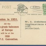 London Oxford Street u. Oxford Circus England, gelaufen 1930 (AK4226)