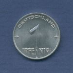 DDR 1 Pfennig 1952 A, Kursmünze, J 1505 vz/st (m6053)