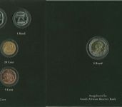 Südafrika 2008 Kursmünzen 5 Cent - 5 Rand + Gedenkmünze N. Mandela, st (m5509)