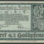 Kassel Henschel 42 Goldpfennig 1923, Brendel 93 kassenfrisch (K796)