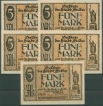 Fulda 5 x 5 Mark 1918, Geiger 166.04-08, kassenfrisch (K818)