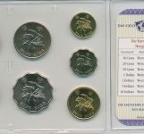 Hong Kong 1993/98 Kursmünzen 10 Cent - 10 Dollar im Blister, st (m5562)
