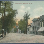 Penn Avenue Wheeling West Virginia, gelaufen 1910 (AK933)