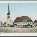 Siebenlehn Altstadt Kirche, gelaufen 1905 (AK969)