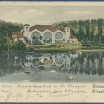 Straßburg Hauptrestauration in der Orangerie, gelaufen 1901 (AK973)