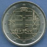 Slowenien 2 Euro 2022 Architekt Joze Plecnik, vz/st (m5595)