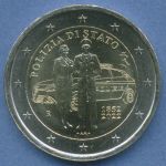 Italien 2 Euro 2022 Nationale Polizei, vz/st (m5601)