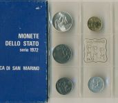 San Marino 1972 KMS 1 - 500 Lire, st/vz, Box mangelhaft, (m5693)