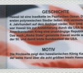 USA 1/4 Dollar 2008 Hawaii, Präsident Obama, KM 425, st, im Blister (m5732)