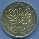 Finnland 2 Euro 2004 EU-Erweiterung, lose in Kapsel, st (m1486)