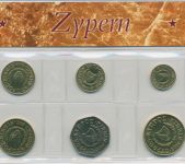 Zypern 2002/2004 Kursmünzen 1 - 50 Cents, st (m5775)
