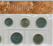 Ungarn 1995/2004 Kursmünzen 1 - 100 Forint, st (m5782)