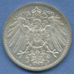 Deutsches Reich 1 Mark Kursmünze 1907 A, J 17 st (m5825)
