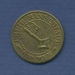 Bremen 2 Verrechnungs-Pfennig 1924, J N43 Messing, vz (m6246)