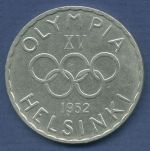 Finnland 500 Markkaa 1952, Olympische Spiele, KM 35 vz (m6303)