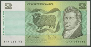Australien 2 Dollars 1979, John MacArthur Schaf, KM 43 c, kassenfrisch (K195)