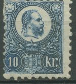 Ungarn 1871 König Franz Josef 11 a mit Falz, Gummi brüchig