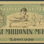 Pforzheim 5 Millionen Mark 1923, Keller 4292 f, leicht gebraucht (K952)