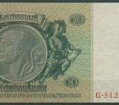 Dt. Reich 50 Reichsmark 1933 Serie B/G, Ro 175 a leicht gebraucht (K1013)