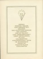DDR 1962 Gedenkblatt zur Int. Widerstandsbewegung 881/85 u. 918/22 (SG1506)