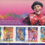 Australien 2007 Zirkus Markenheftchen mit 2839/43 II, MH 286 gestempelt (C40384)
