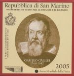 San Marino 2 Euro 2005 Galileo Galilei, im original Folder, st (m1438)
