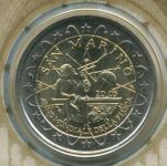 San Marino 2 Euro 2005 Galileo Galilei, im original Folder, st (m1438)