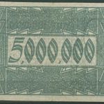 Gladbach 5 Millionen Mark 1923, Keller 1791 d, leicht gebraucht (K1192)