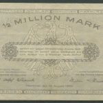 Hannover Kammern 1/2 Million Mark 1923, Keller 2169 a, gebraucht (K1195)