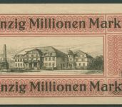 Solingen Kreis 20 Millionen Mark 1923, Keller 4812 c, gebraucht (K1201)