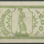 Willich Stahlwerk Becker 200 Mio Mark 1923, Keller 5636 bb, gebraucht (K1206)
