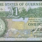Guernsey 1 Pound 1980, De Lisle Brock, KM 48 a, kassenfrisch (K119)