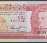 Barbados 1 Dollar 1973, KM 29 a kassenfrisch (K418)