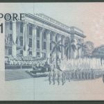 Singapur 1 Dollar 1976, Seeschwalbe, KM 9 kassenfrisch (K627)