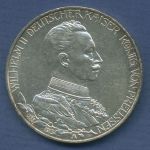 Preußen 3 Mark 1913 A, 25 jähriges Regierungsjubiläum, J 112 vz/st (m6426)