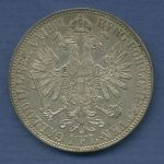 Österreich Gulden 1861 A, Franz Joseph I., J 328 vz (m3969)