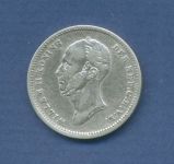 Niederlande 25 Cents 1848 König Wilhelm II, ss (m6461)