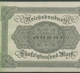 Dt. Reich 50000 Mark 1922, DEU-90a Serie A, fast kassenfrisch (K1427)