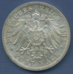 Baden 5 Mark 1902, Regierungsjubiläum Großherzog Friedrichs, J 31 vz/st (m6551)