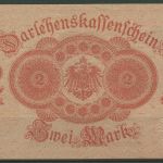 Dt. Reich 2 Mark 1914, DEU-60 Serie 695, kassenfrisch (K1477)